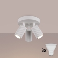 Brilagi - Spot LED CRESTO 3xGU10/10W/230V branco