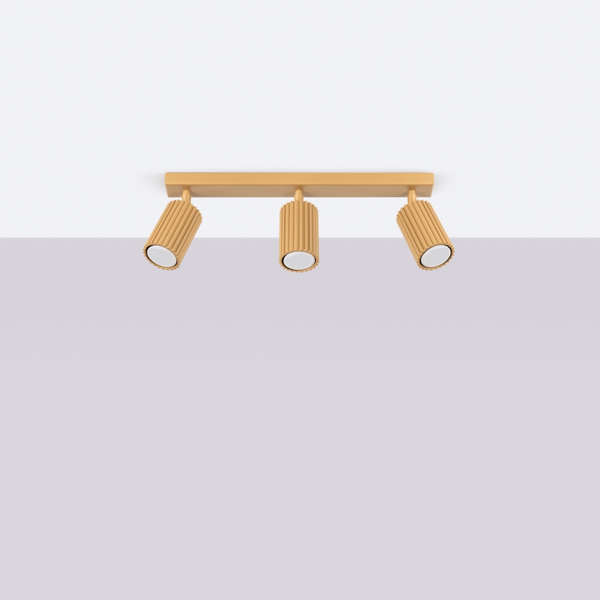 Brilagi - Spot LED CRESTO 3xGU10/10W/230V dourado