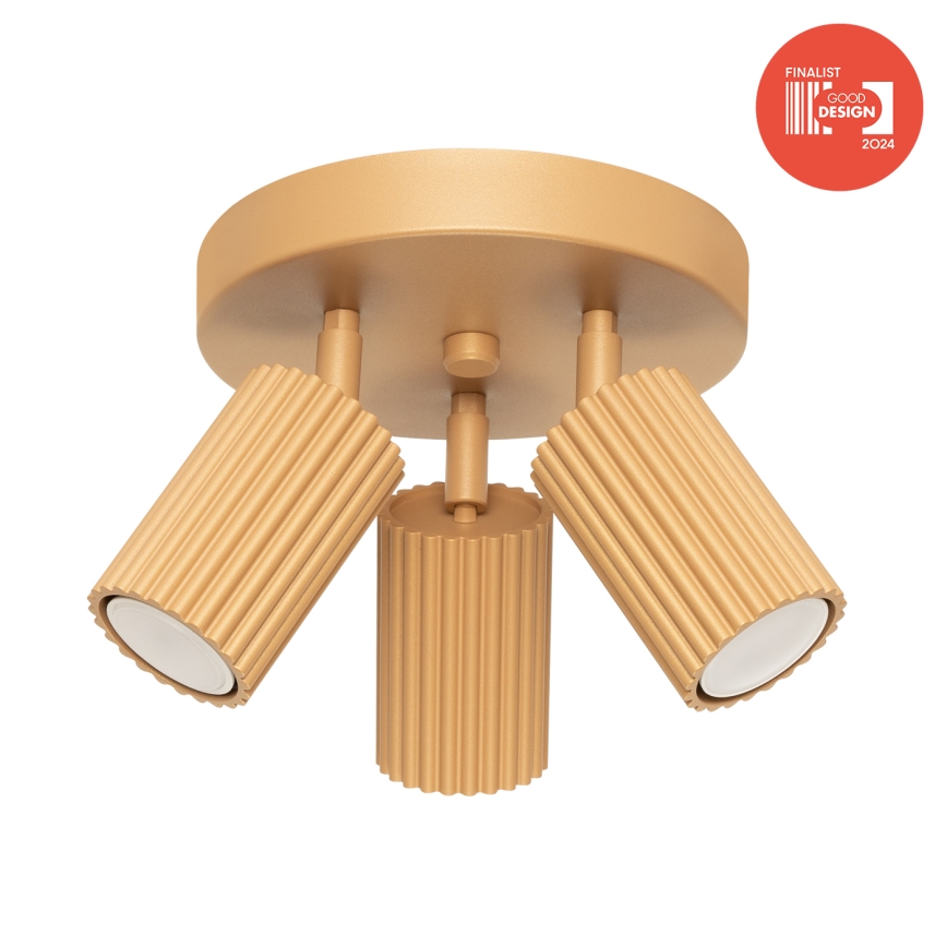 Brilagi - Spot LED CRESTO 3xGU10/10W/230V dourado