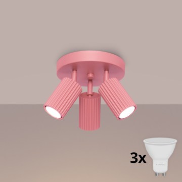 Brilagi - Spot LED CRESTO 3xGU10/10W/230V rosa