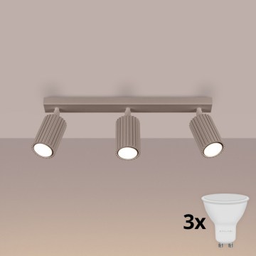 Brilagi - Spot LED CRESTO 3xGU10/10W/230V taupe