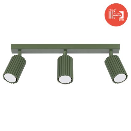 Brilagi - Spot LED CRESTO 3xGU10/10W/230V verde