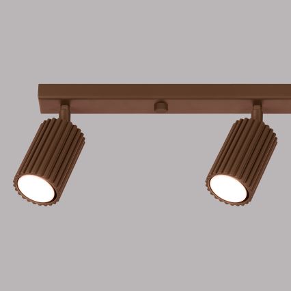 Brilagi - Spot LED CRESTO 4xGU10/10W/230V castanho