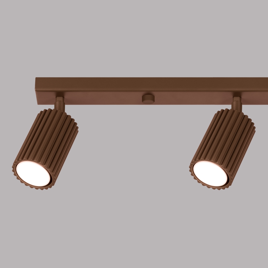 Brilagi - Spot LED CRESTO 4xGU10/10W/230V castanho