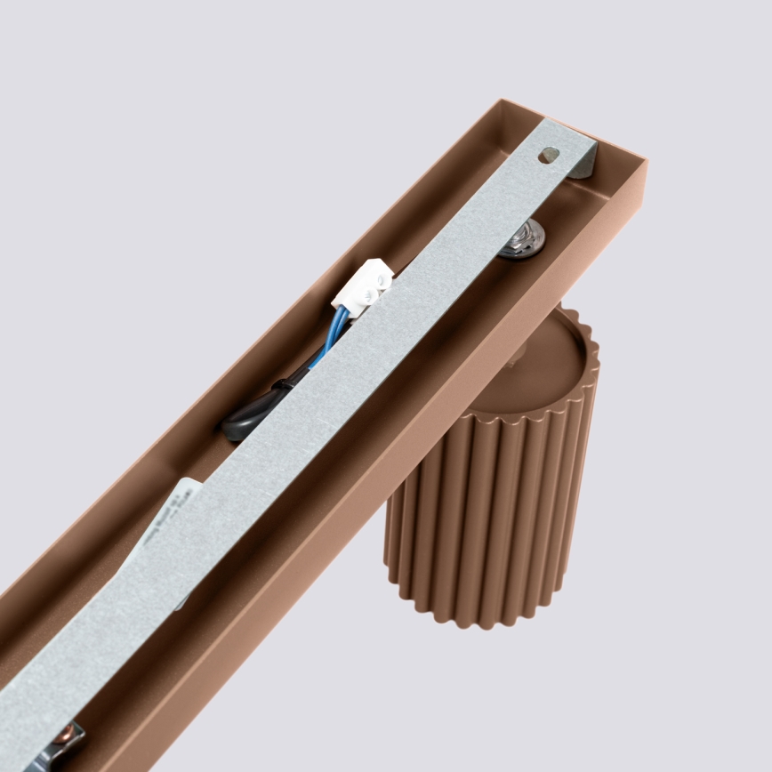 Brilagi - Spot LED CRESTO 4xGU10/10W/230V castanho