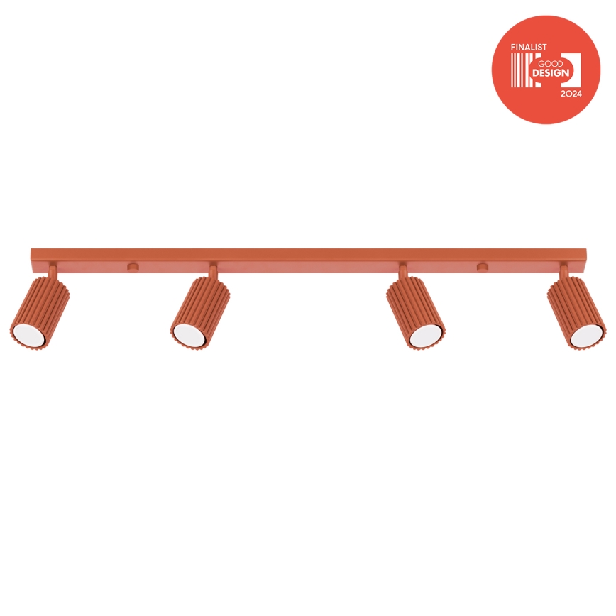 BRILAGI - Spot LED CRESTO 4xGU10/10W/230V laranja