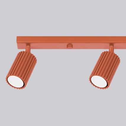 BRILAGI - Spot LED CRESTO 4xGU10/10W/230V laranja