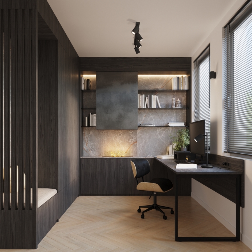 Brilagi - Spot LED CRESTO 4xGU10/10W/230V preto