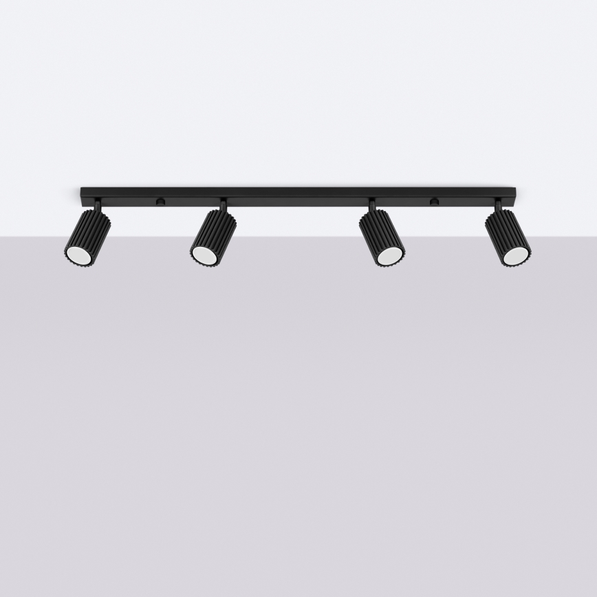 Brilagi - Spot LED CRESTO 4xGU10/10W/230V preto