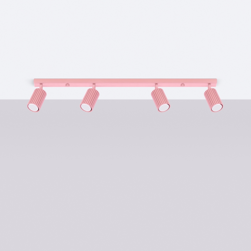 Brilagi - Spot LED CRESTO 4xGU10/10W/230V rosa