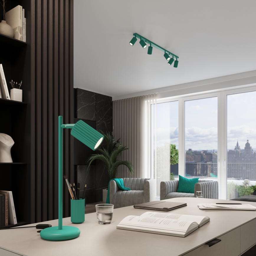 Brilagi - Spot LED CRESTO 4xGU10/10W/230V turquesa