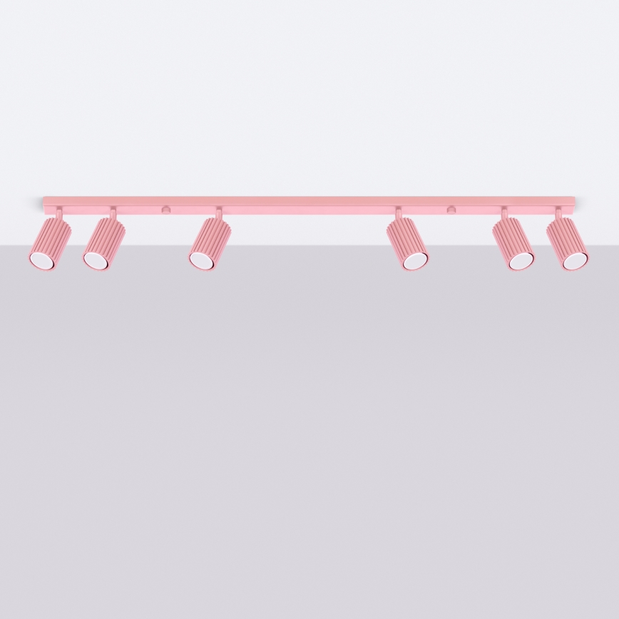 Brilagi - Spot LED CRESTO 6x GU10/10W/230V rosa