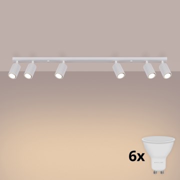 Brilagi - Spot LED CRESTO 6xGU10/10W/230V branco