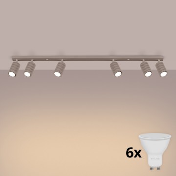 Brilagi - Spot LED CRESTO 6xGU10/10W/230V taupe