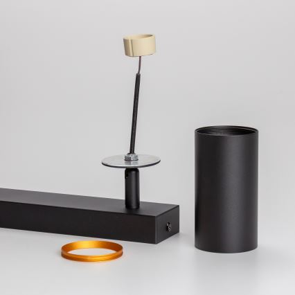 Brilagi - Spot LED RGBW dimerizável SELE 2xGU10/6,5W/230V 2700-6500K preto/dourado