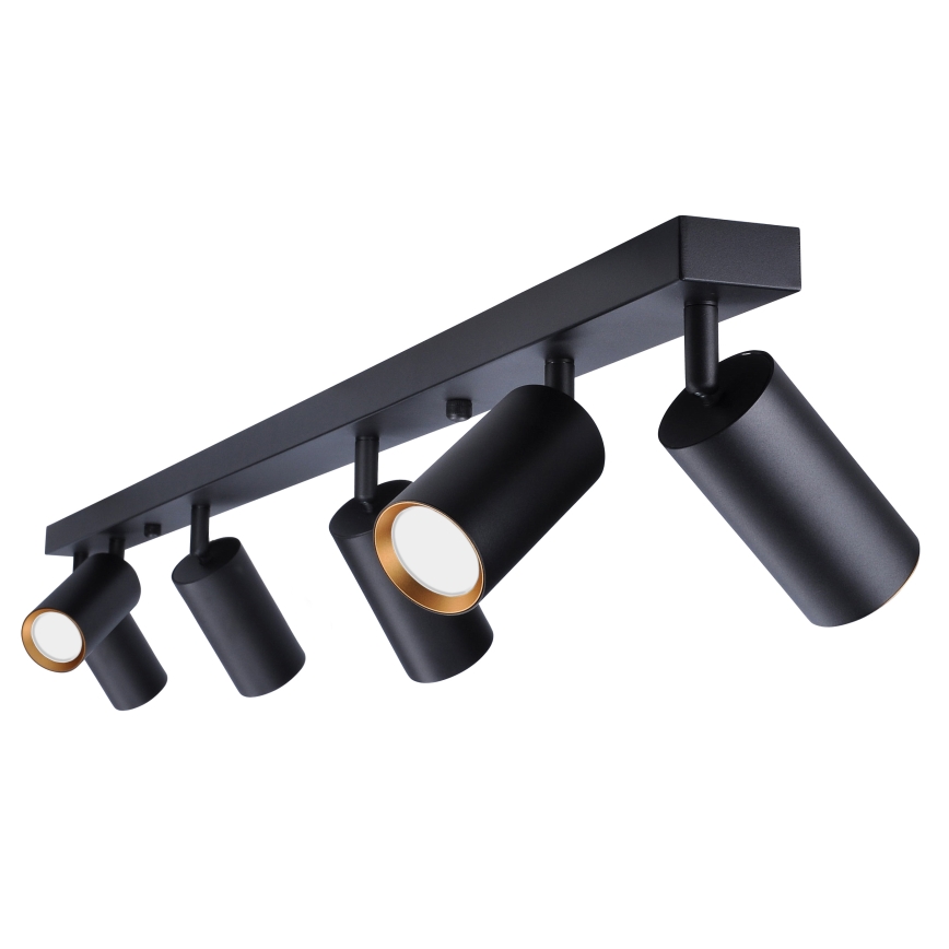 Brilagi - Luminária spot LED RGBW dimerizável SELE 6xGU10/6,5W/230V 2700-6500K preta/dourada