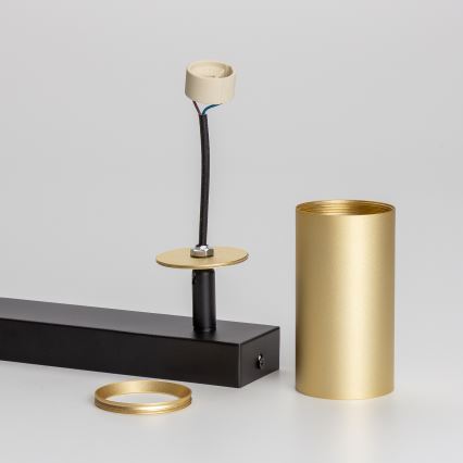 Brilagi - Spot LED RGBW dimerizável SELE GOLDEN 2xGU10/6,5W/230V 2700-6500K preto/dourado