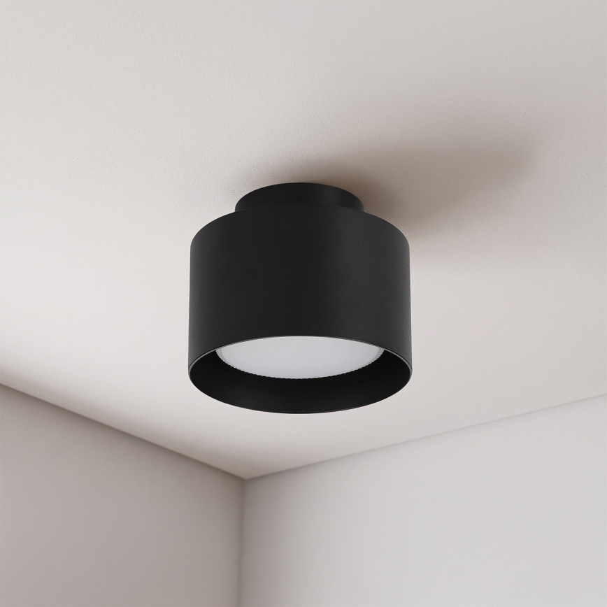 BRILAGI - Spot LED embutido BACKLIT 1xGX53/15W/230V + LED/3W Ø 10 cm preto