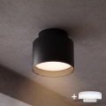 BRILAGI - Spot LED embutido BACKLIT 1xGX53/15W/230V + LED/3W Ø 8 cm preto