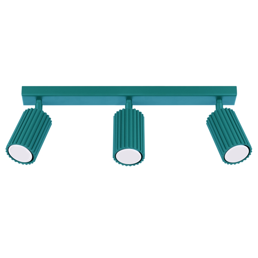 Brilagi - Spot LED encastrado CRESTO 3x GU10/10W/230V turquesa