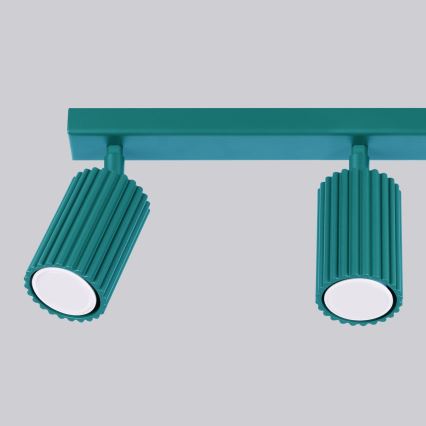 Brilagi - Spot LED encastrado CRESTO 3x GU10/10W/230V turquesa