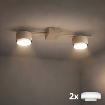 Brilagi - Spot LED MONO 2xGX53/13W/230V bege