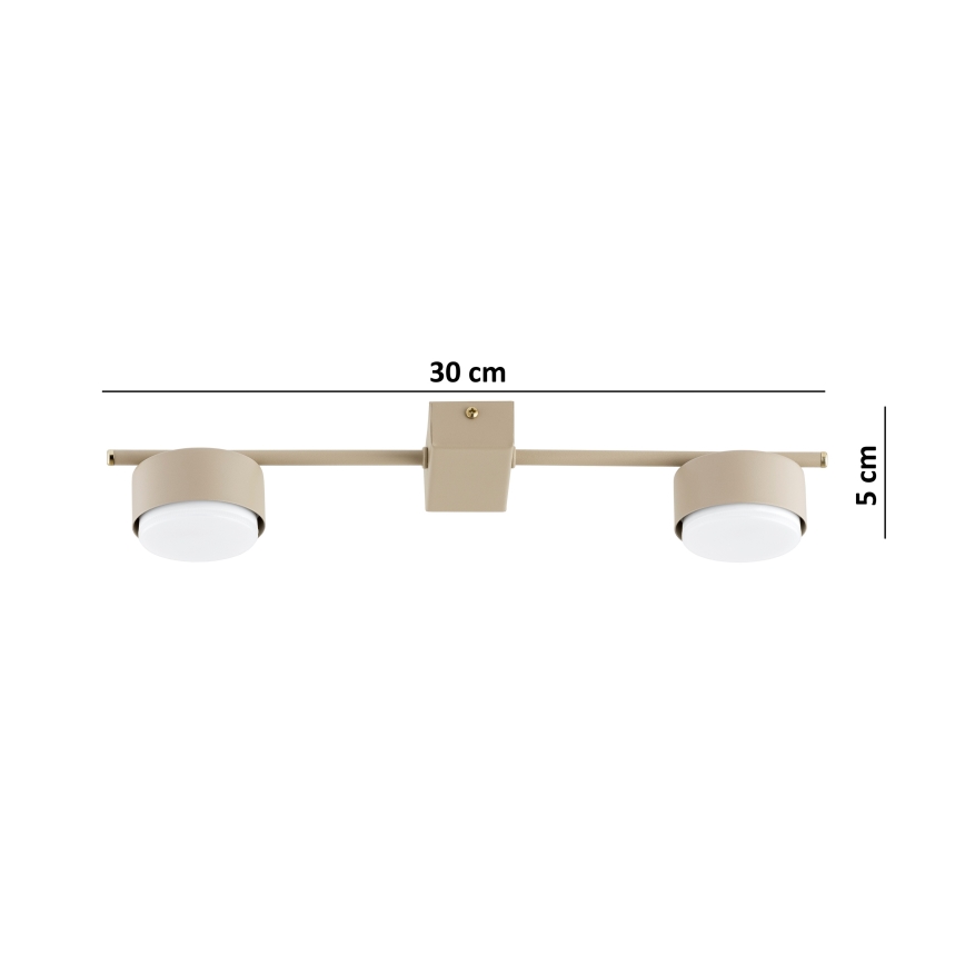 Brilagi - Spot LED MONO 2xGX53/30W/230V bege