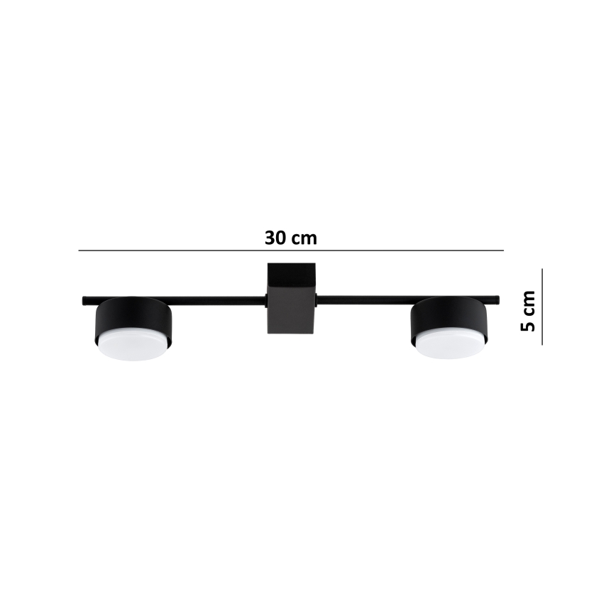 Brilagi - Spot LED MONO 2xGX53/30W/230V preto
