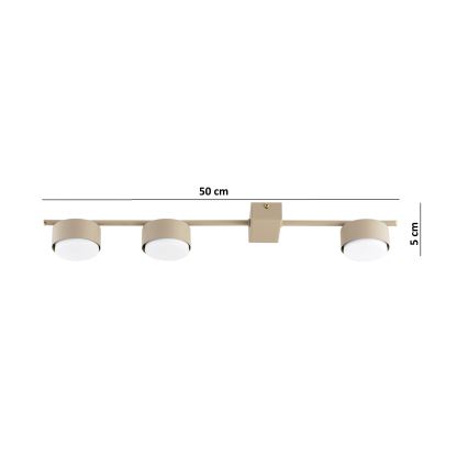 Brilagi - Spot LED MONO 3xGX53/30W/230V bege