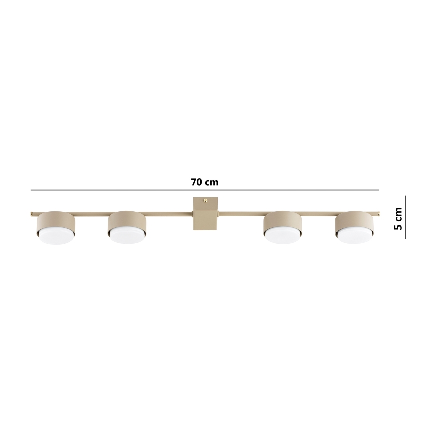 Brilagi - Spot LED MONO 4xGX53/12W/230V bege