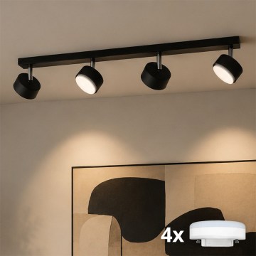 Brilagi - Spot LED MONO 4xGX53/30W/230V, preto