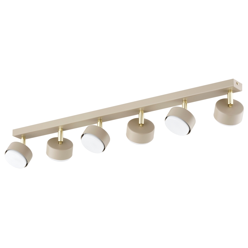 Brilagi - Spot LED MONO 6xGX53/30W/230V bege/dourado