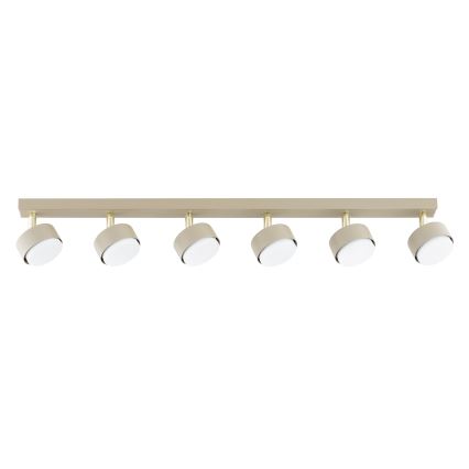 Brilagi - Spot LED MONO 6xGX53/30W/230V bege/dourado