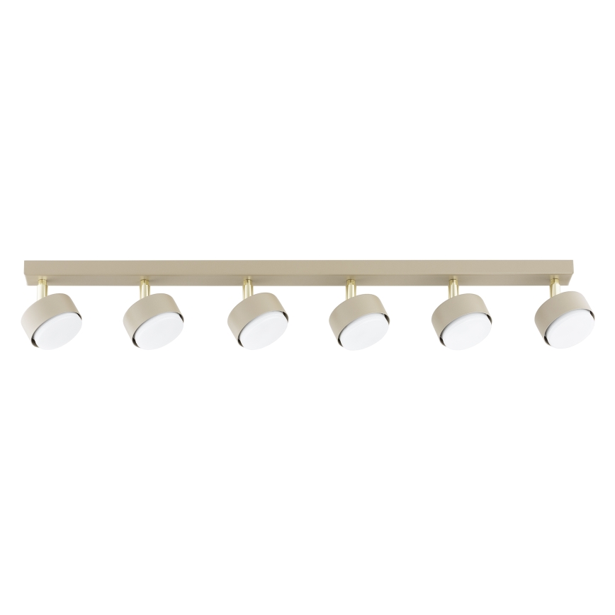 Brilagi - Spot LED MONO 6xGX53/30W/230V bege/dourado