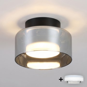 Brilagi - Spot LED RGB+CCT dimerizável AURA LUX 1xGX53/14W/230V 2700-6500K Wi-Fi Tuya preto/fumado