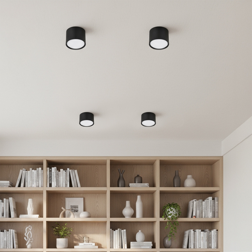 BRILAGI - Spot embutido LED RGB+CCT dimmerizável SMOOTH 1xGX53/14W/230V 60x82 mm 2700-6500K Wi-Fi Tuya, preto