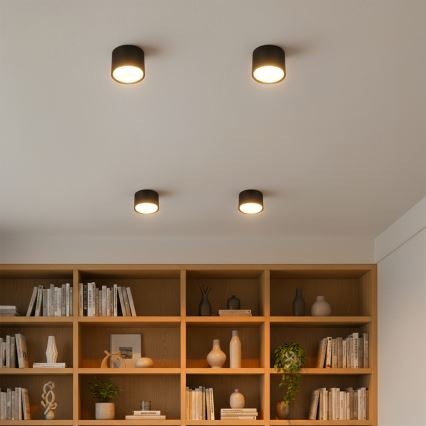 Brilagi - Spot embutido LED RGB+CCT dimmerizável SMOOTH 1xGX53/14W/230V 2700-6500K Wi-Fi Tuya, preto