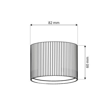 BRILAGI - Spot LED RGB+CCT regulável STRIPY 1xGX53/14W/230V 60x82 mm 2700-6500K Wi-Fi Tuya preto