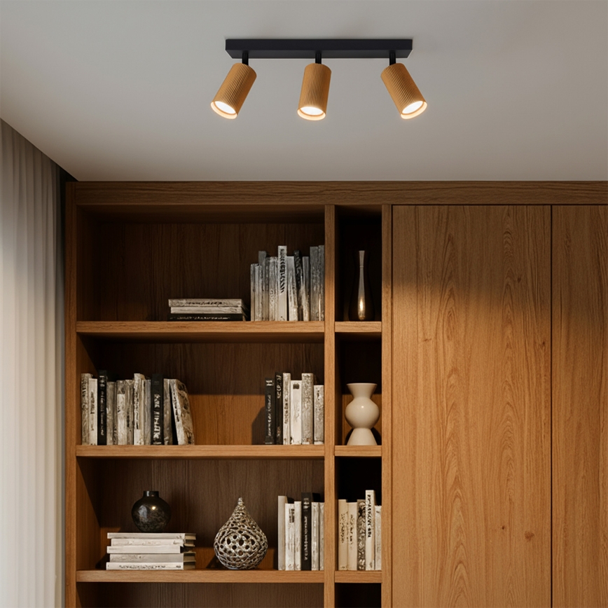 Brilagi - Spot LED RGBW dimerizável SELE MODERN 3xGU10/6W/230V 3000K dourado + controlo remoto