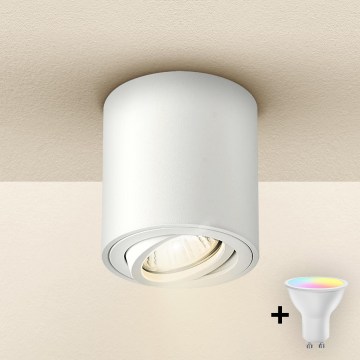 Brilagi - Spot LED RGBW dimerizável MIA 1xGU10/30W/230V 2700-6500K Wi-Fi 84x80 mm branco