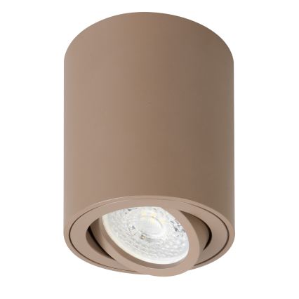 Brilagi - Foco LED RGBW dimerizável MIA 1xGU10/4,8W/230V 3000K 100x80 mm bege + comando remoto