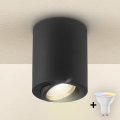 Brilagi - Spot LED RGBW dimerizável MIA 1xGU10/4,8W/230V 3000K 100x80 mm preto + controlo remoto
