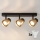 Brilagi - Spot LED RGBW dimerizável NUGGET 3xGU10/4,8W/230V preto/dourado