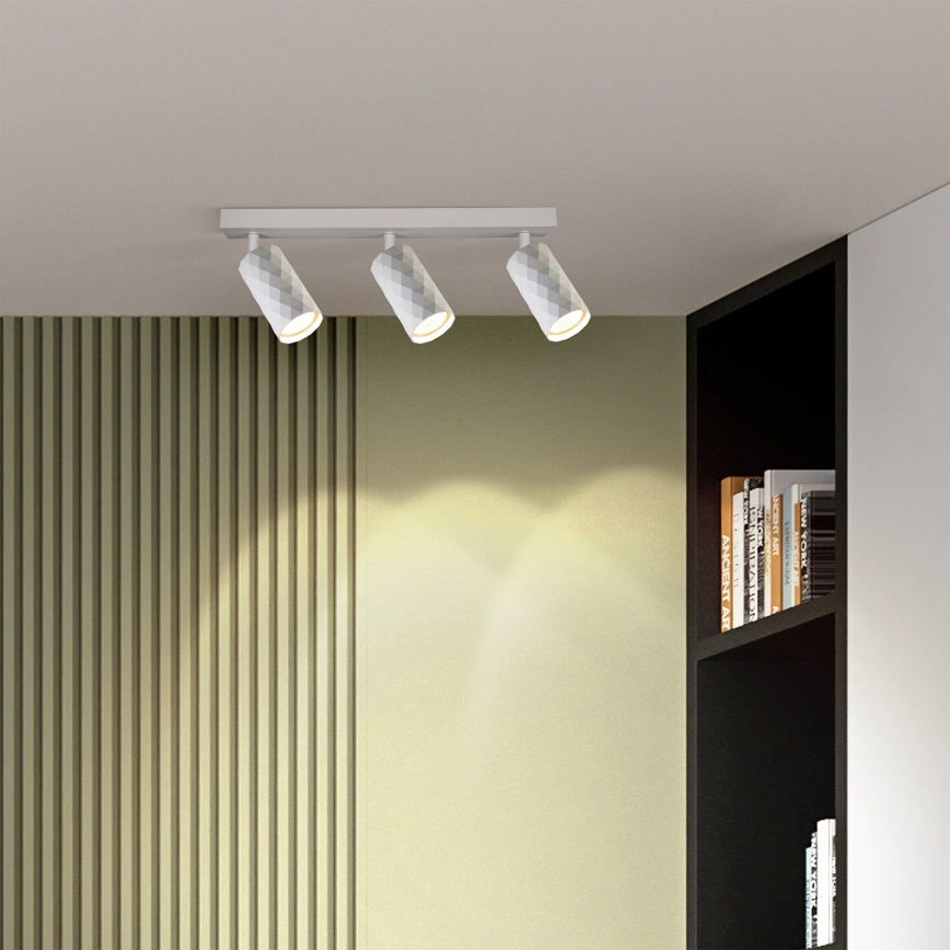 Brilagi - Spot LED RGBW regulável SELE DIAMANT 3xGU10/6W/230V 3000K Wi-Fi branco