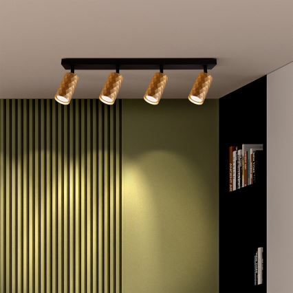 Brilagi - Spot LED RGBW dimerizável SELE DIAMANT 4xGU10/6,5W/230V 2700-6500K Wi-Fi dourado