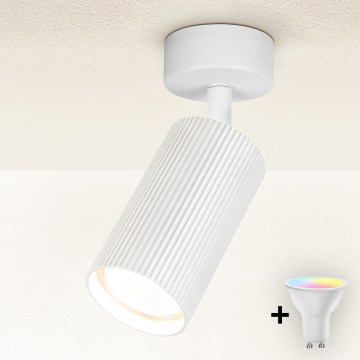 Brilagi - Spot LED RGBW dimerizável SELE MODERN 1xGU10/4,8W/230V 3000K branco + controlo remoto