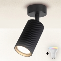 Brilagi - Spot LED RGBW dimerizável SELE MODERN 1xGU10/4,8W/230V 3000K preto + comando remoto