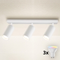 Brilagi - Spot LED RGBW dimerizável SELE MODERN 3xGU10/4,8W/230V 3000K branco + controlo remoto