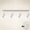 Brilagi - Spot LED RGBW dimerizável SELE MODERN 4xGU10/6W/230V 3000K branco + controlo remoto