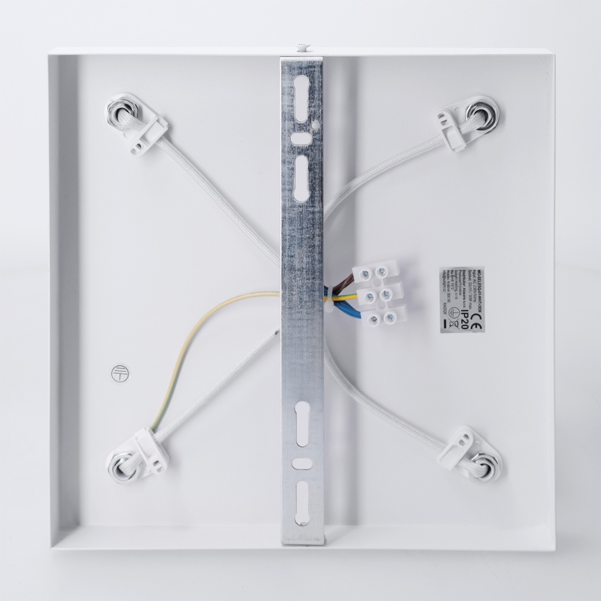Brilagi - Luminária de embutir LED RGBW dimerizável SELE SQUARE 4xGU10/6,5W/230V 2700-6500K branca